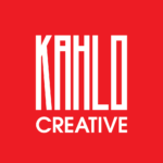 Kahlo Creative Logo on Red